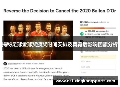 揭秘足球金球奖颁奖时间安排及其背后影响因素分析
